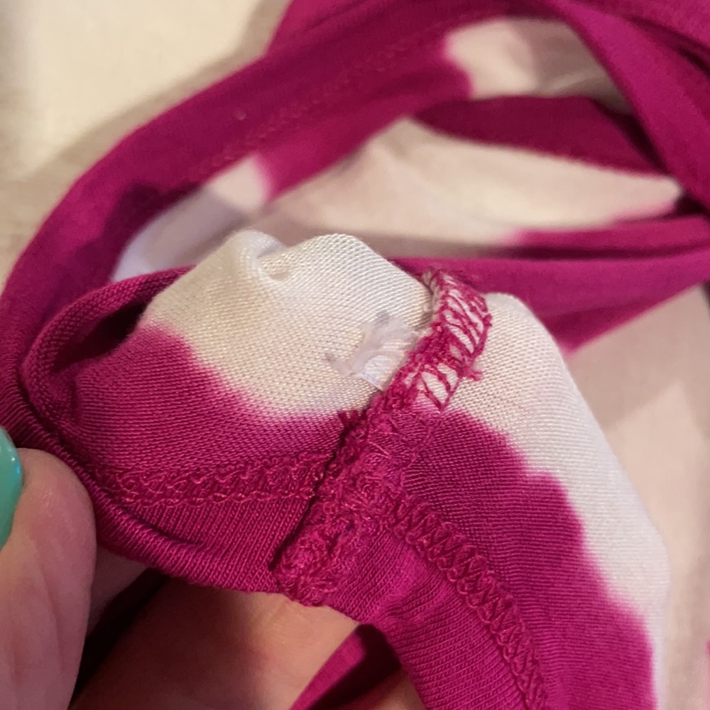 Calvin Klein Maxi Dress Tie Dye Fushia 4 - Picture 14 of 17